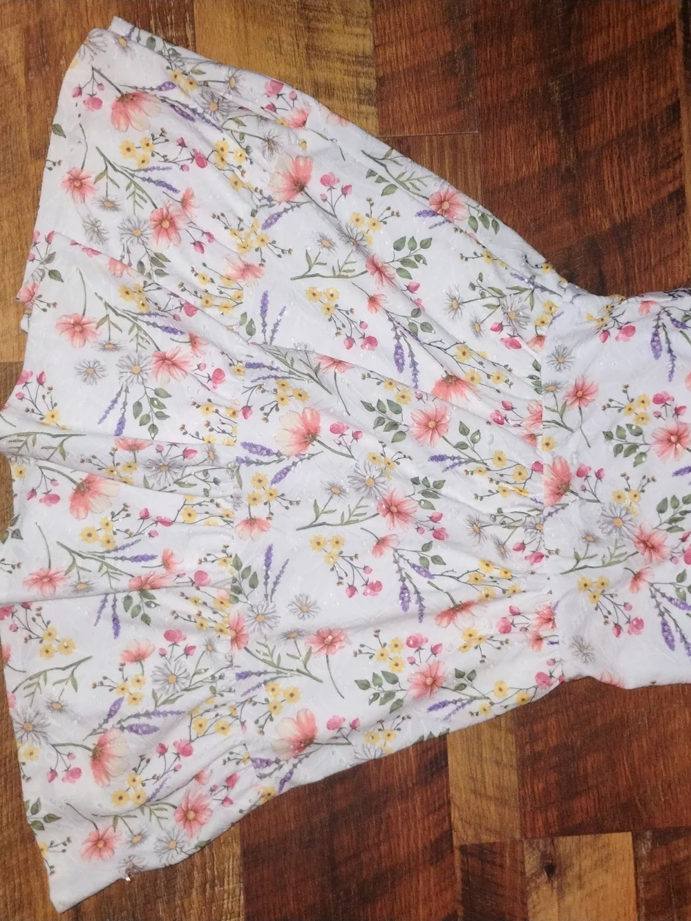 Girls Floral Ruffle Sundress - Pink Floral Size 6
